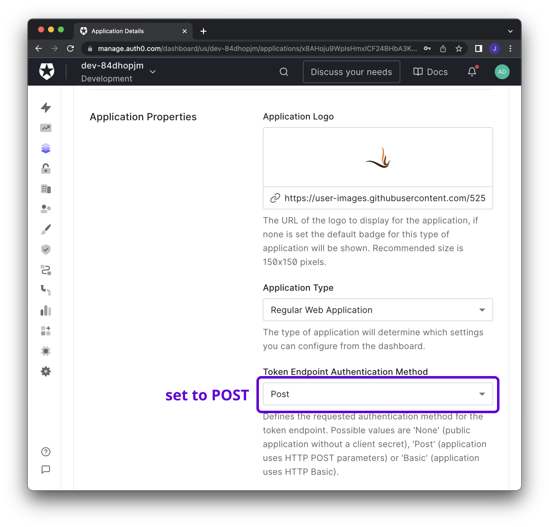 auth0 settings 3